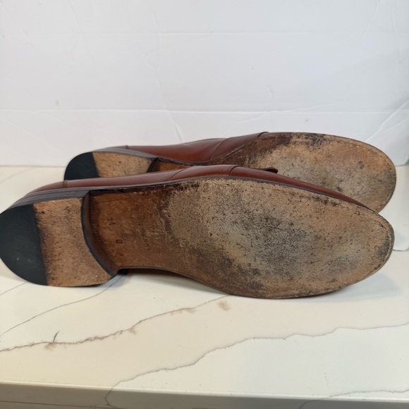 Magnanni Men\'s Brown Leather
Tassel Loafers Size 11 Nice Condition